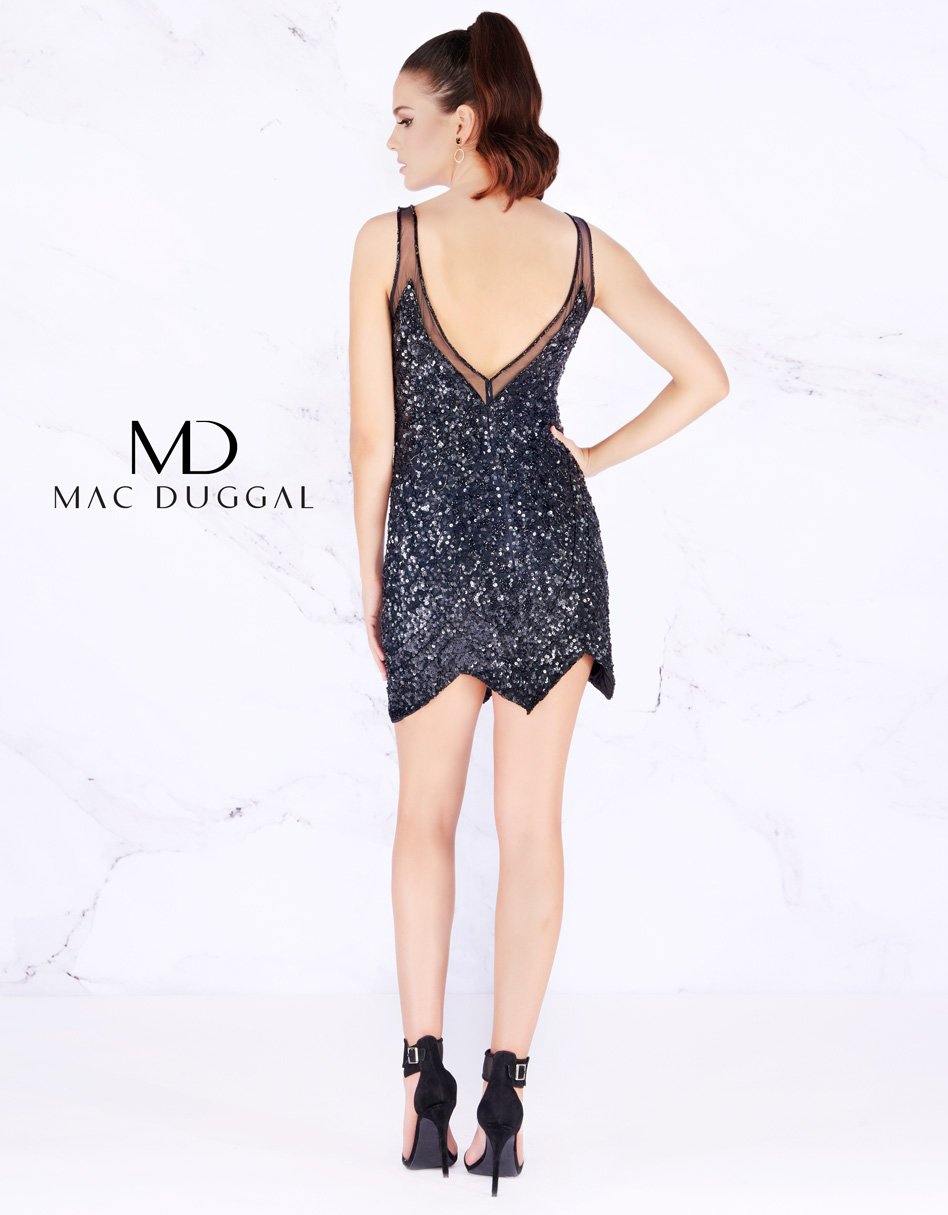 Mac Duggal Short Sleeveless Cocktail Dress 4085N - The Dress Outlet