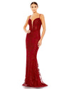 Mac Duggal Spaghetti Strap Long Formal Dress 20330 - The Dress Outlet