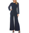 Marina Beaded Long Sleeve 2 Piece Formal Pant Set - The Dress Outlet