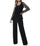 Marina Formal Beaded Long Sleeve Two Piece Pant Set - The Dress Outlet