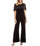 Marina Formal Beaded Short capelet Sleeve Pant Set - The Dress Outlet