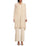 Marina Formal Two Piece Beaded Jacket Jumpsuit Set - The Dress Outlet