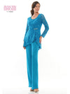 Marsoni Formal Long Sleeve Jacket Pant Suit 305 - The Dress Outlet