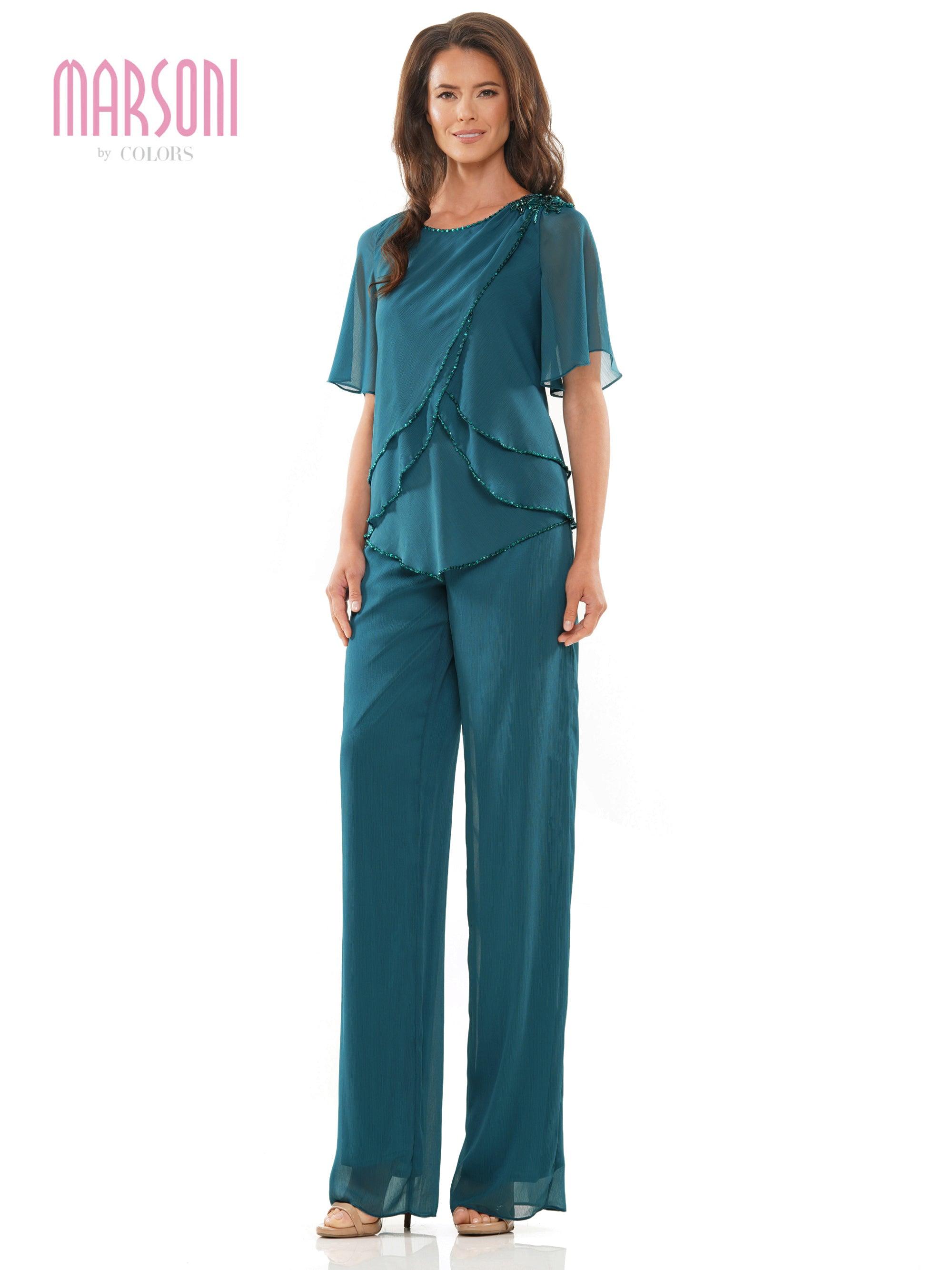 Black Marsoni Formal Mother of the Bride Pant Suit M321 for $327.99 ...
