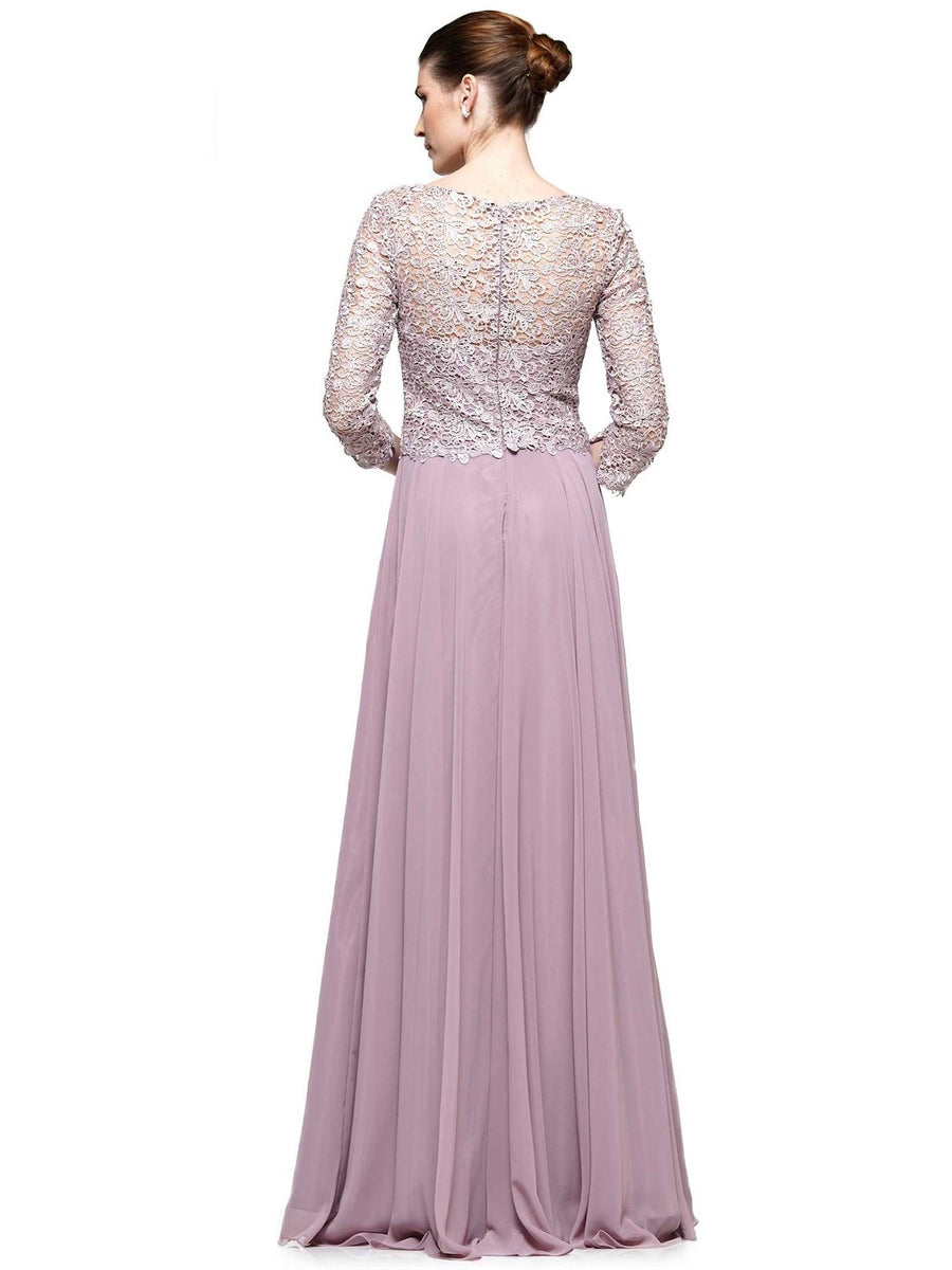 Marsoni Long Chiffon Mother of the Bride Gown 223 - The Dress Outlet