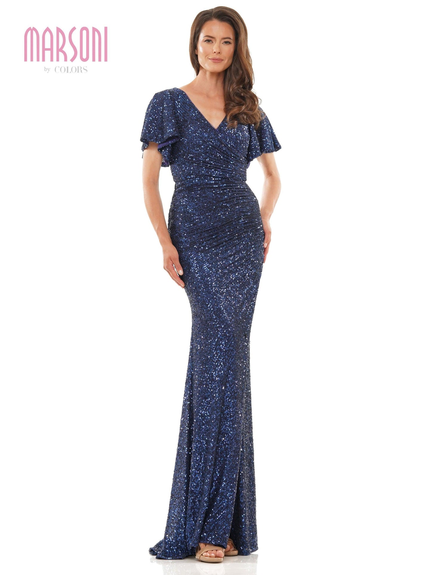 Marsoni Long Formal Mother of the Bride Dress M318 - The Dress Outlet