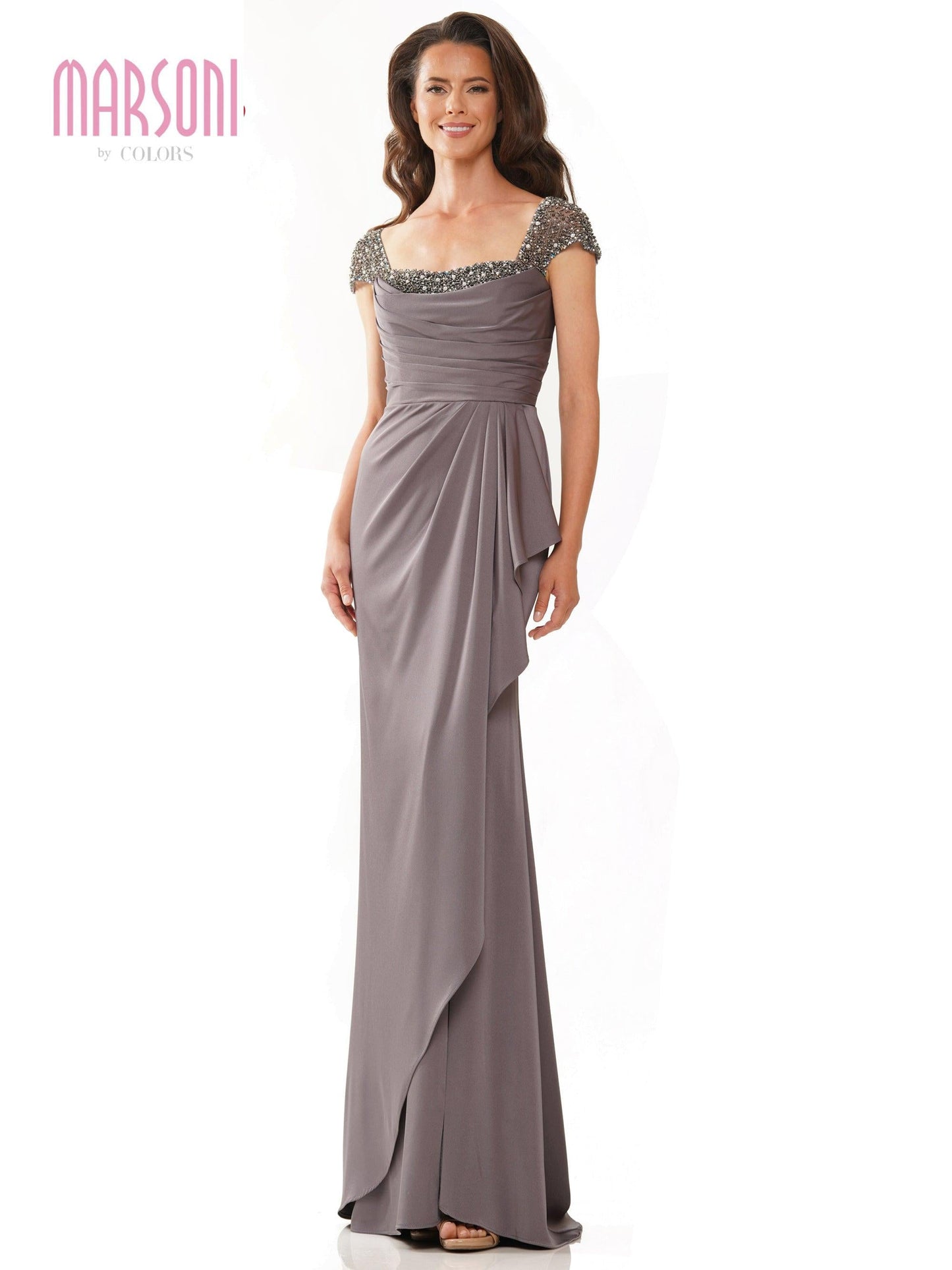 Marsoni Long Formal Mother of the Bride Gown 1182 - The Dress Outlet