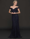 Marsoni Long Formal Off Shoulder Lace Dress 221 - The Dress Outlet