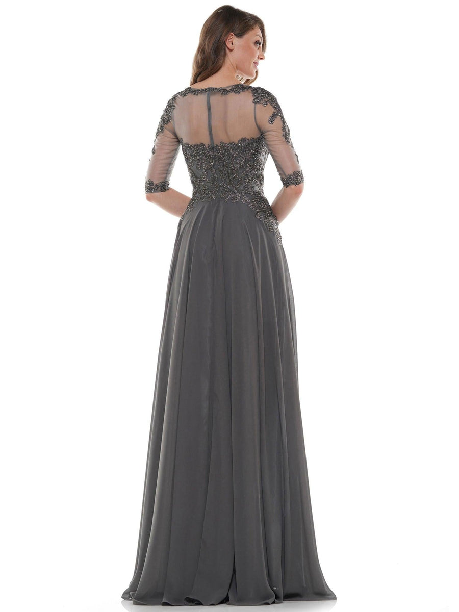 Marsoni Long Long Mother of Bride Chiffon Dress 157 - The Dress Outlet