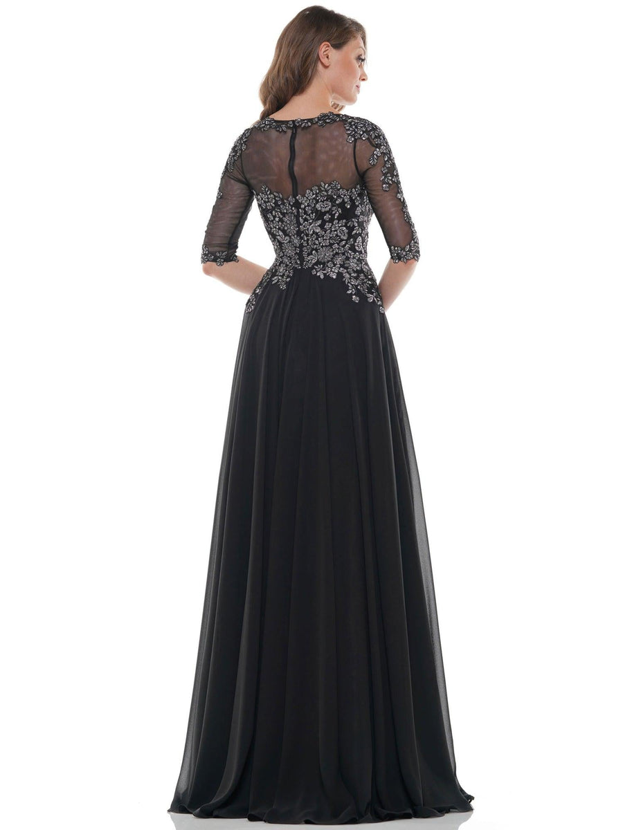 Marsoni Long Long Mother of Bride Chiffon Dress 157 - The Dress Outlet