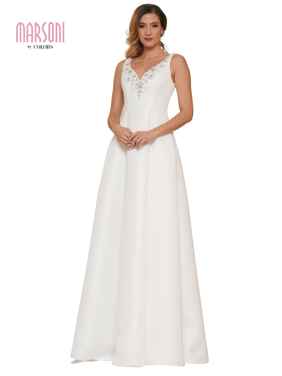 Marsoni Long Mother of the Bride A Line Dress 1139 - The Dress Outlet