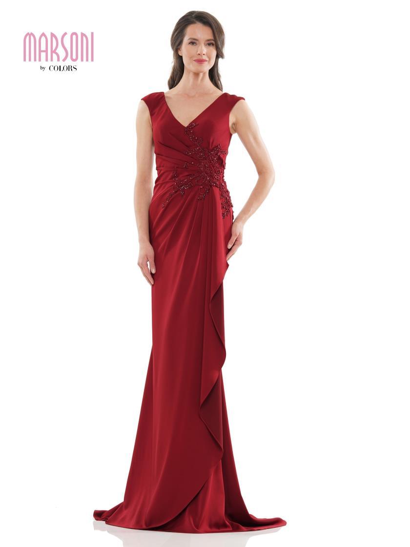 Marsoni Long Mother of the Bride Beaded Dress 1148 - The Dress Outlet