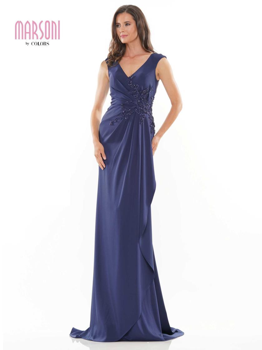 Marsoni Long Mother of the Bride Beaded Dress 1148 - The Dress Outlet