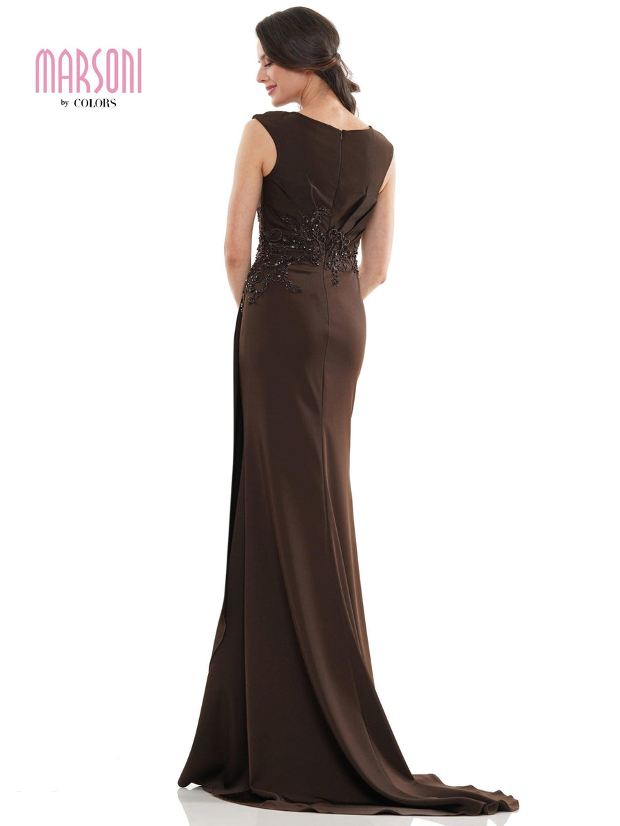 Marsoni Long Mother of the Bride Beaded Dress 1148 - The Dress Outlet