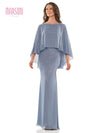 Marsoni Long Mother of the Bride Cape Dress 1188 - The Dress Outlet