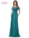 Marsoni Long Mother of the Bride Chiffon Dress M323 - The Dress Outlet