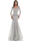 Marsoni Long Mother of the Bride Lace Dress  212SL - The Dress Outlet