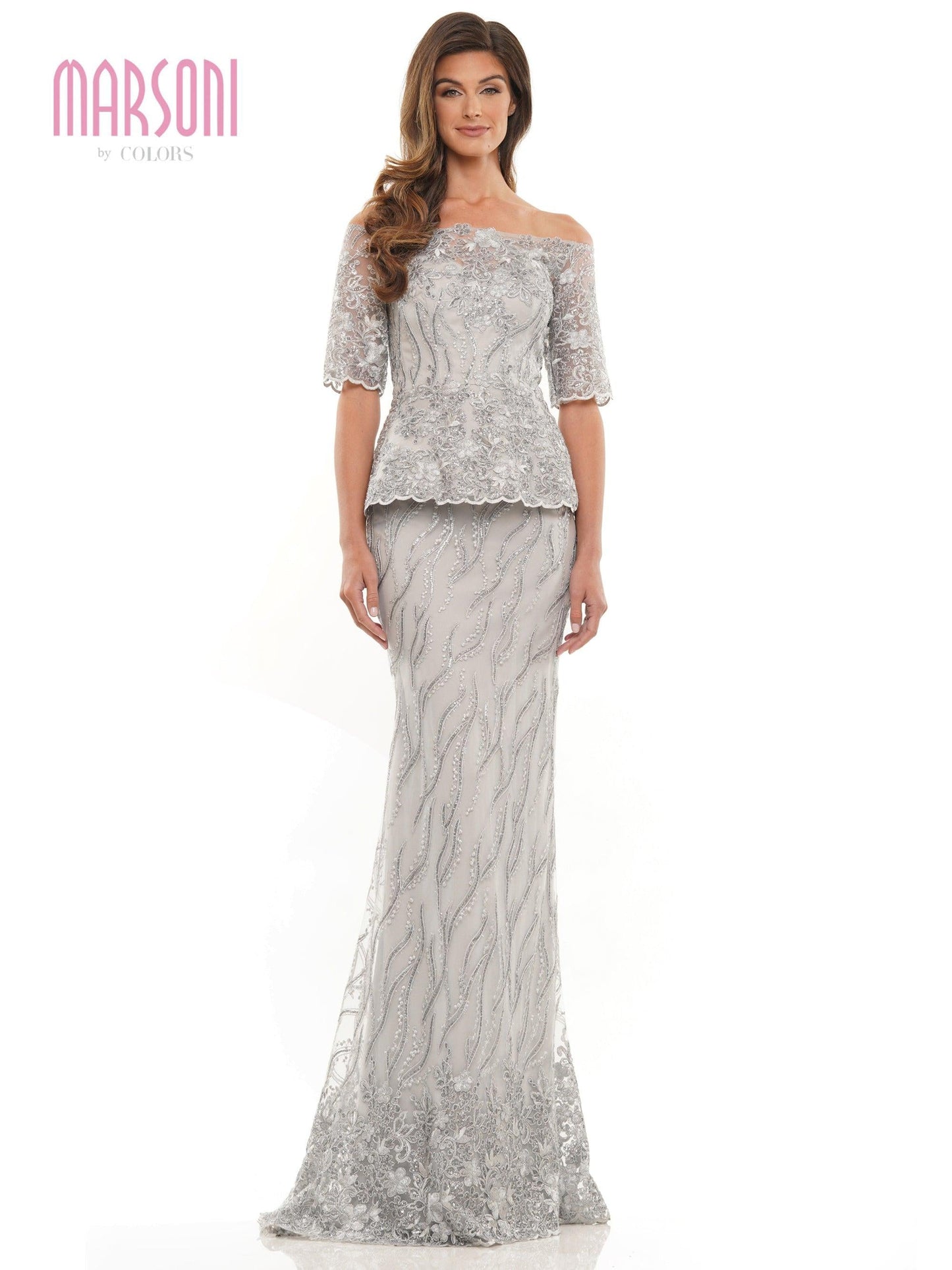 Marsoni Long Mother of the Bride Formal Gown 1222 - The Dress Outlet