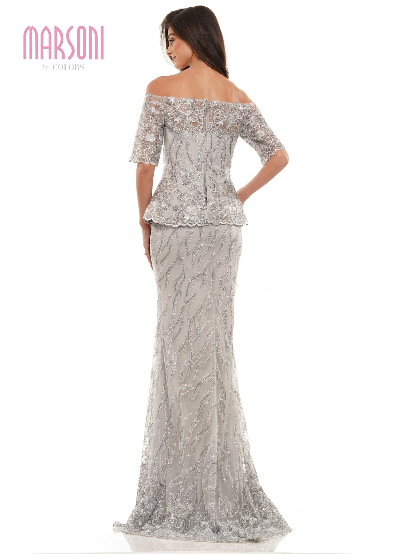 Marsoni Long Mother of the Bride Formal Gown 1222 - The Dress Outlet