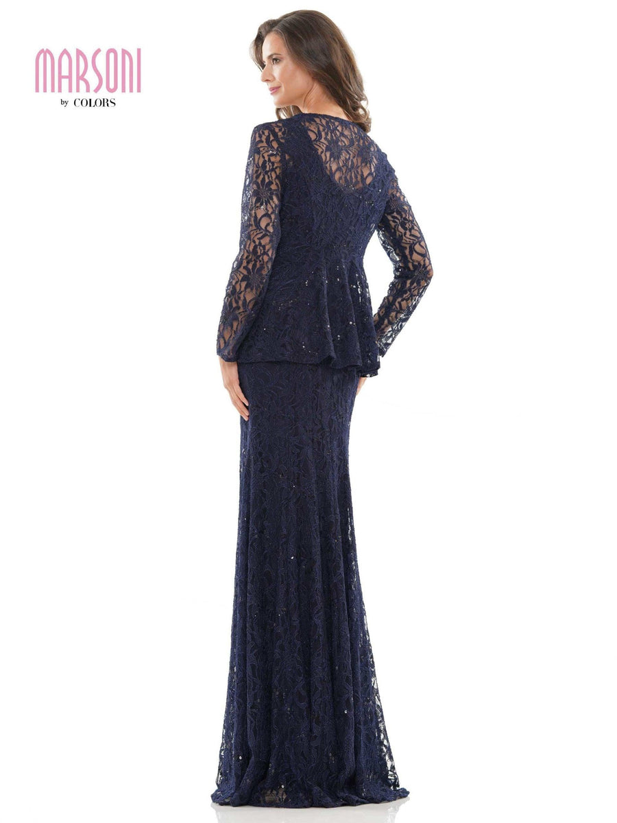 Marsoni Long Mother of the Bride Jacket Dress 301 - The Dress Outlet