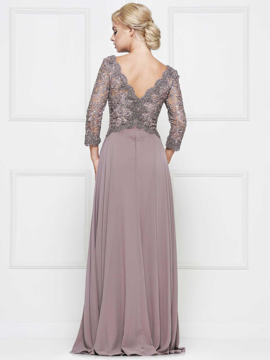 Marsoni Long Mother of the Bride Lace Dress 225 - The Dress Outlet