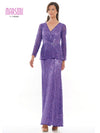 Marsoni Long Mother of the Bride Lace Dress 306 - The Dress Outlet