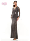 Marsoni Long Mother of the Bride Lace Dress 306 - The Dress Outlet