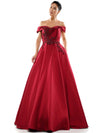 Marsoni Long Off Shoulder Ball Gown 1008 - The Dress Outlet