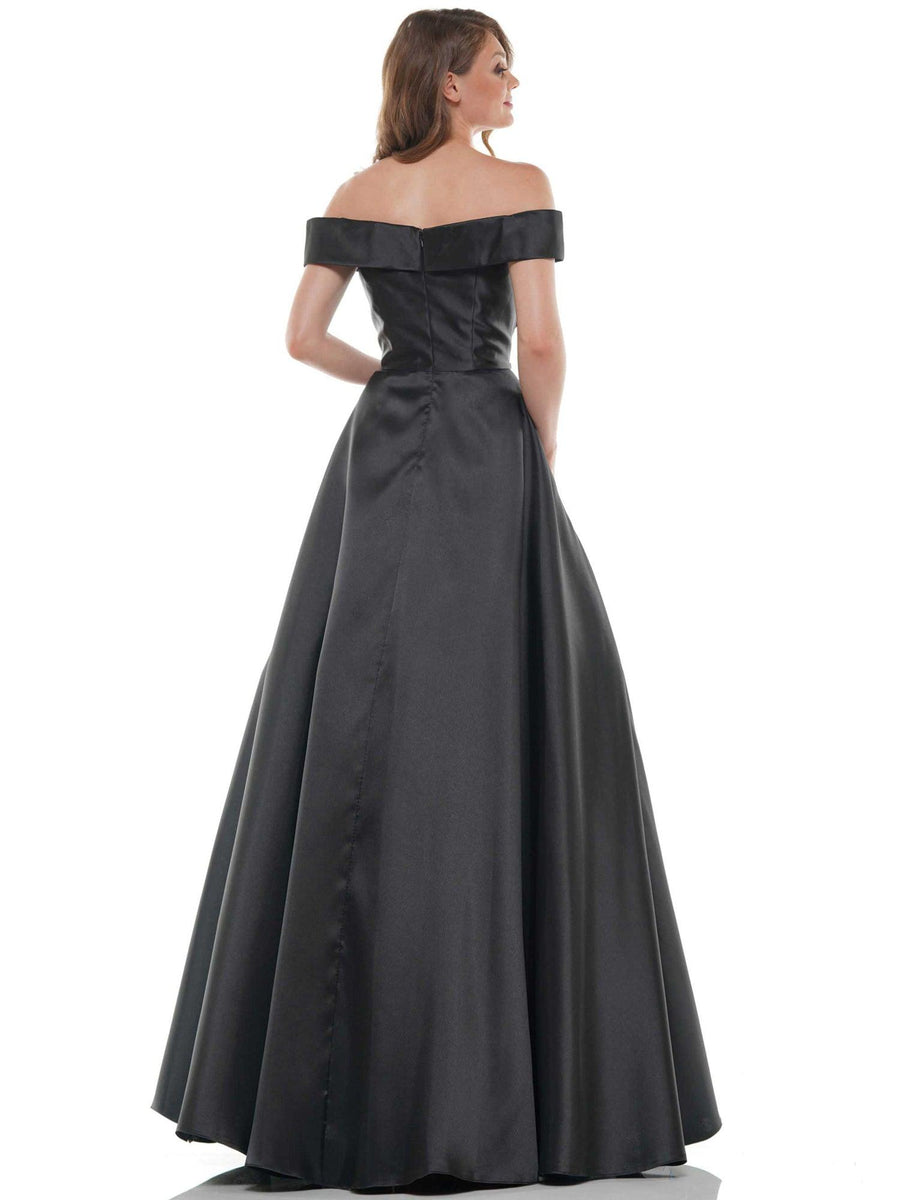 Marsoni Long Off Shoulder Ball Gown 1008 - The Dress Outlet