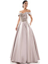 Marsoni Long Off Shoulder Ball Gown 1008 - The Dress Outlet