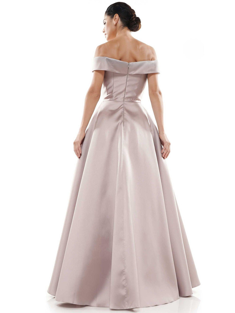 Marsoni Long Off Shoulder Ball Gown 1008 - The Dress Outlet