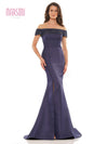 Marsoni Long Off Shoulder Beaded Formal Gown 1184 - The Dress Outlet