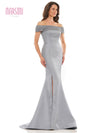 Marsoni Long Off Shoulder Beaded Formal Gown 1184 - The Dress Outlet