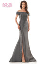 Marsoni Long Off Shoulder Beaded Formal Gown 1184 - The Dress Outlet