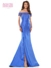 Marsoni Long Off Shoulder Beaded Formal Gown 1184 - The Dress Outlet