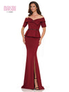 Marsoni Long Off Shoulder Formal Dress 1158 - The Dress Outlet