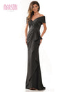 Marsoni Long Off Shoulder Formal Dress 1180 - The Dress Outlet