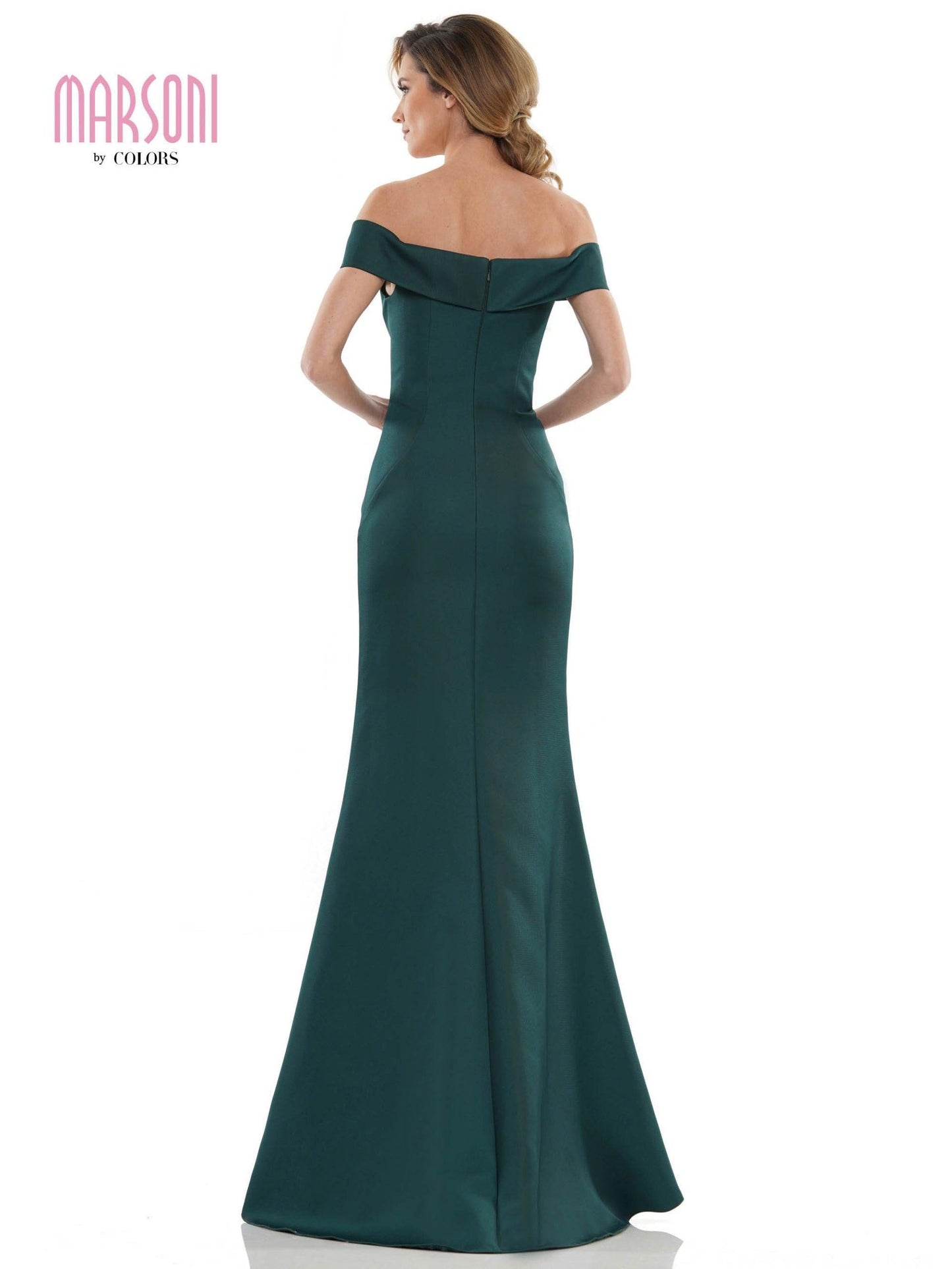 Marsoni Long Off Shoulder Formal Mermaid Dress 1140 - The Dress Outlet