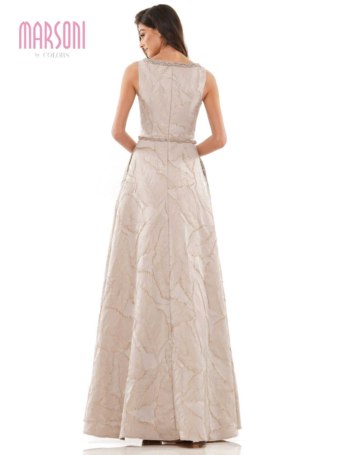 Marsoni Long Sleeveless Formal Dress 1224 - The Dress Outlet