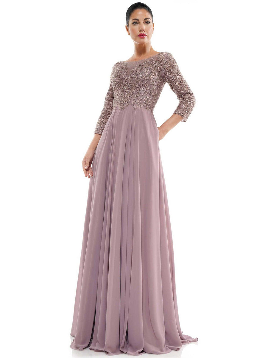 Marsoni Mother of the Bride A Line Long Dress 1052 - The Dress Outlet