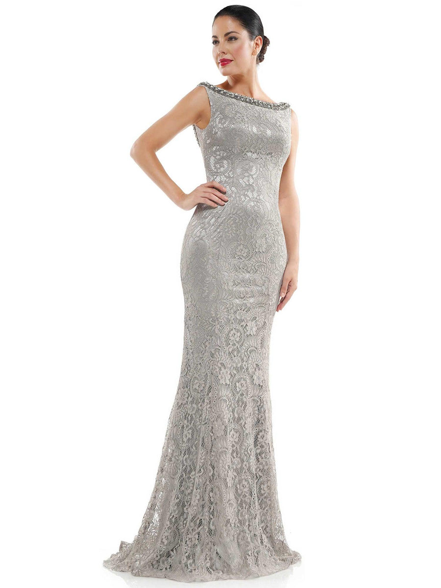 Marsoni Mother of the Bride Beaded Long Dress 1053 - The Dress Outlet