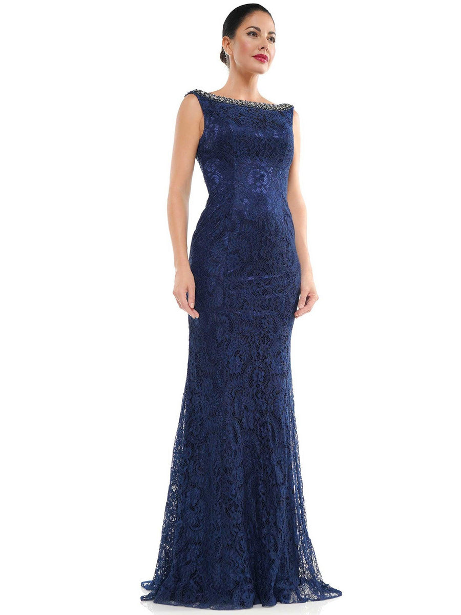 Marsoni Mother of the Bride Beaded Long Dress 1053 - The Dress Outlet