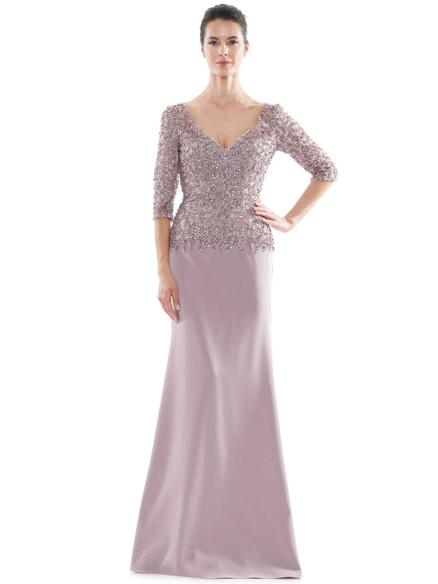 Marsoni Mother of the Bride Beaded Long Gown 1077 - The Dress Outlet