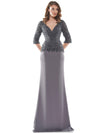 Marsoni Mother of the Bride Beaded Long Gown 1077 - The Dress Outlet