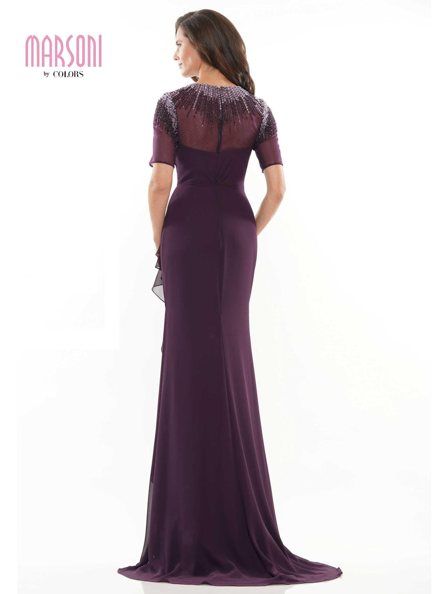 Marsoni Mother of the Bride Beaded Long Gown 1161 - The Dress Outlet