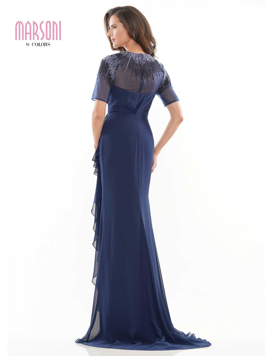 Marsoni Mother of the Bride Beaded Long Gown 1161 - The Dress Outlet