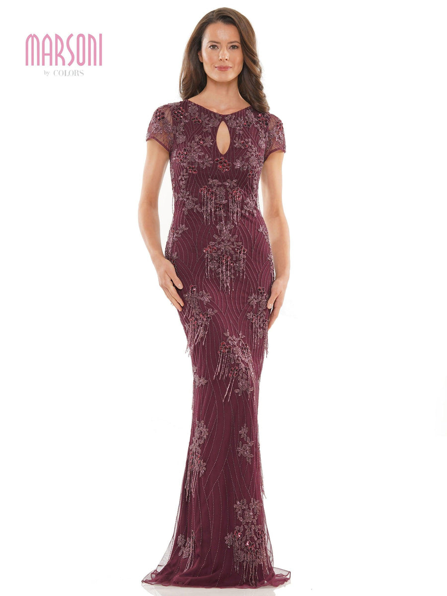 Marsoni Mother of the Bride Beaded Long Gown 1203 - The Dress Outlet