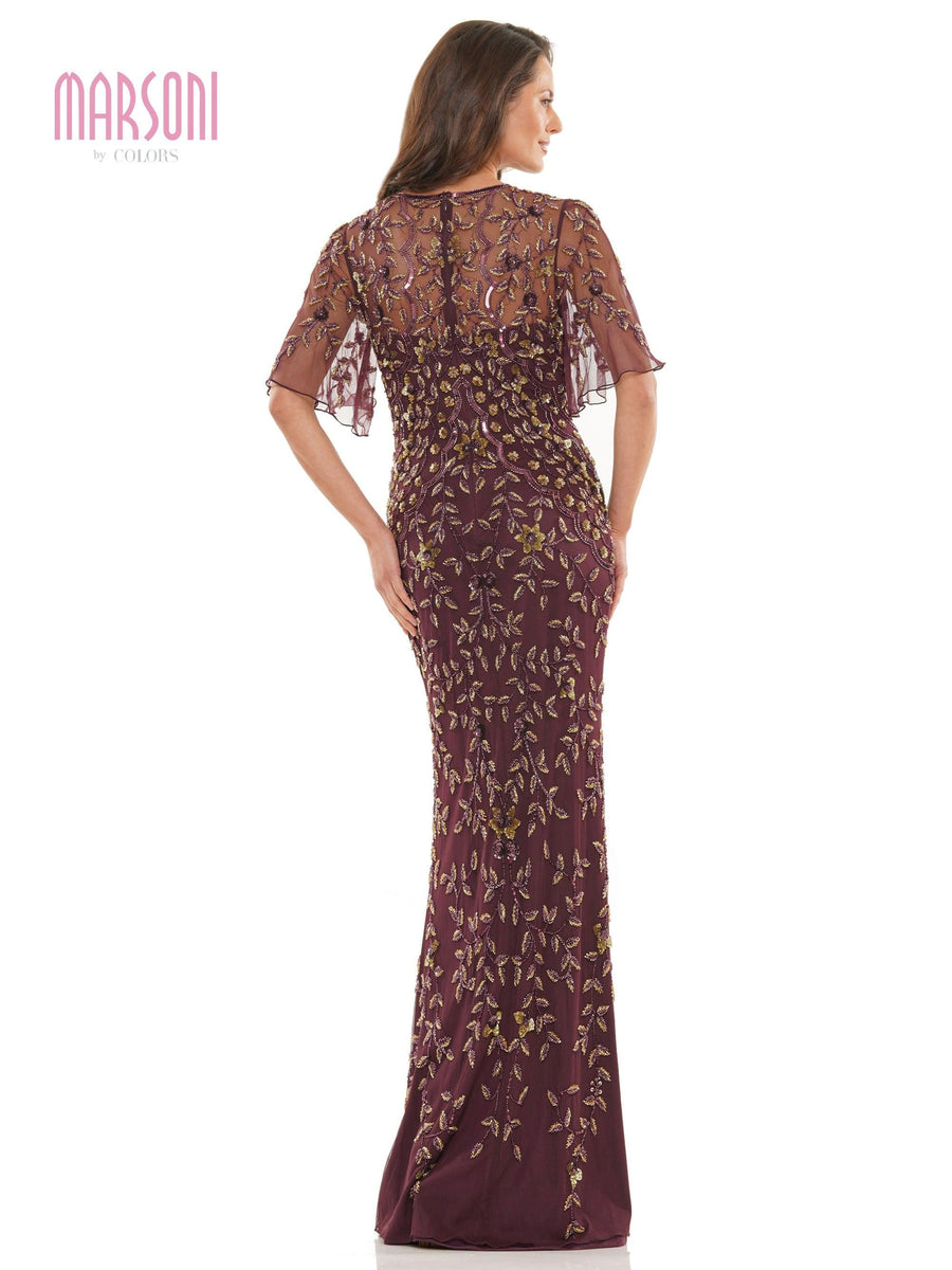 Marsoni Mother of the Bride Beaded Long Gown 1208 - The Dress Outlet