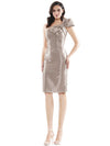 Marsoni Mother of the Bride Brocade Short Dress 1065 - The Dress Outlet