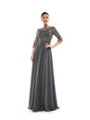 Marsoni Mother of the Bride Chiffon Long Dress 1055 - The Dress Outlet